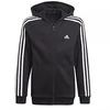 Image de adidas B 3s Fz HD Sweat-Shirt pour Enfant, Fille, Maillot de survêtement, GQ8900, Noir/Blanc, 8 Ans