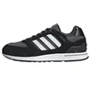 Image de adidas Run 80s Homme Chaussures de Running, Noir Blanc Gris Negbás Ftwbla Grisei, 40 EU