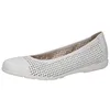 Image de CAPRICE Damen Ballerinas aus Leder mit Lochmuster, Cremefarben (White Softnap.), 40 EU