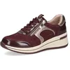 Image de CAPRICE Baskets pour femme 9-23300-44, Bordeaux Comb, 37 EU large