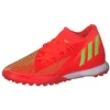Image de adidas Baskets Predator Edge.3 Tf pour homme, Solar Red Team Solar Green Core Black, 43 1/3 EU