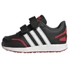 Image de Adidas VS Switch 3 Lifestyle Running Hook and Loop Strap Mixte enfant Baskets, core black/ftwr white/vivid red, 35 EU
