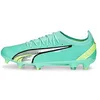 Image de PUMA Ultra Ultimate FG/AG Chaussures de football unisexe pour adulte, vert, 39 EU