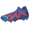 Image de PUMA Future Match Mxsg Chaussures de football pour homme, Bleu/blanc/orange (Blue Glimmer Puma White Ultra Orange), 42.5 EU
