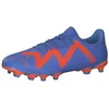 Image de PUMA Future Play Fg/Ag Chaussures de football unisexes, Bleu Glimmer PUMA White Ultra Orange, 42 EU