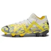 Image de PUMA Chaussures de football unisexes Future Ultimate Fg/Ag, Sedate Gray Asphalt Yellow Blaze, 41 EU