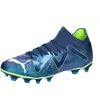 Image de PUMA Chaussures de football Future Pro Fg/Ag pour homme, Persian Blue PUMA White Pro Green, 46.5 EU