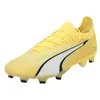 Image de PUMA Ultra Ultimate FG/AG Chaussures de football unisexe pour adulte, Jaune/blanc/noir (Yellow Blaze Puma White Puma Black), 42 EU