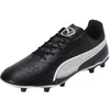 Image de PUMA Chaussures de football unisexe King Match Fg/Ag, Puma noir Puma blanc., 44.5 EU