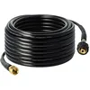 Image de vhbw Tuyau de rallonge 30 m compatible avec Kärcher K6, K 5.91 MD T 200, K 6.80 M T 250 nettoyeur haute pression avec connexion M22 x 1,5, noir
