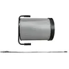 Image de vhbw 1 cartouche filtrante à poussières fines compatible avec système d'aspiration Holzmann ABS1080 pour machine à travailler le bois - Avec brosse de nettoyage