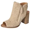 Image de MUSTANG Sandales à talons pour femme 1492-801, beige, 36 EU