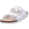 Image de Birkenstock Arizona Bs 1026500 Sandales, Blanc., 37 EU Schmal