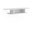 Image de Vicco Meuble tv "Lorio", Blanc, 105x18.2cm