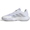 Image de adidas Femme CourtJam Control Tennis Shoes, Cloud White/Silver/Cloud White, 37 1/3 EU