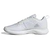 Image de adidas Avacourt, Chaussures de tennis pour femme, Ftwr White Silver Met Ftwr White, 41.5 EU