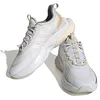 Image de adidas Alphabounce + Baskets pour femme, Ftwr White Zero Met Grey Three, 38 EU