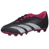 Image de adidas Mixte enfant Predator Accuracy.4 Flexible Ground Boots, core black/Cloud white/team shock pink 2, 35 1/2 EU