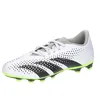 Image de adidas Predator Accuracy.4 FxG J, Football Shoes (Firm Ground) Unisexe-Enfants et adolescents, Ftwr White Core Black Lucid Lemon, 38 EU