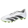 Image de adidas Predator Accuracy.4 FxG, Football Shoes (Firm Ground) Unisexe-Adulte, Ftwr White Core Black Lucid Lemon, 46 EU