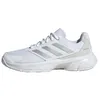 Image de adidas Femme Courtjam Control 3 Tennis Shoes, Cloud White/Silver Metallic/Grey One, 39 1/3 EU