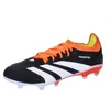 Image de adidas Chaussures de football Predator Pro MG Solar Energy, rouge noir et blanc, 46.5 EU
