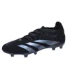 Image de adidas - Predator Pro FG - Chaussures Football lamelles, Noir, 44 2/3 EU