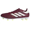 Image de adidas Copa Pure 2 League FG Chaussures de football unisexes, Shadow Red Cloud White Team Solar Yellow 2, 40 EU
