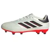 Image de adidas Mixte Copa Pure II League Firm Ground Boots, Ivory/Core Black/Solar Red, 44 2/3 EU