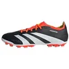 Image de adidas Mixte Predator League 2G/3G Artificial Grass Football Boots, Core Black/Cloud White/Solar Red, 45 1/3 EU
