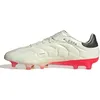 Image de adidas Chaussures de football COPA Pure 2 Elite FG Solar Energy, blanc/noir/rouge, 41.5 EU
