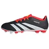 Image de adidas Mixte Predator Club Flexible Ground Football Boots, Core Black/Cloud White/Solar Red, 41 1/3 EU