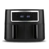 Image de GOURMETmaxx Friteuse à air chaud à double chambre   2 x 4 l | Zones de cuisson Synchro Airfryer | Friteuse avec écran tactile | Friteuse à air chaud 2 chambres et 10 programmes | Friteuse presque sans