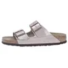Image de BIRKENSTOCK Arizona BS 1029439 gracieuses pantoufles taupe pour femmes boucles 37