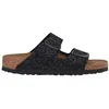 Image de Birkenstock Arizona Leo Black Sandales synthétiques pour femme Noir Taille 36 EU, Noir, 36 EU