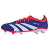 Image de adidas Predator PRO FG FTWR Chaussures de football pour homme Blanc/rouge solaire/bleu Lucid Blue 43 1/3, Ftwr White Solar Red Lucid Blue, 43 1/3 EU