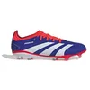 Image de adidas Predator PRO FG FTWR Chaussures de football pour homme Blanc/rouge solaire/bleu Lucid Blue 41 1/3, Ftwr White Solar Red Lucid Blue, 41 1/3 EU