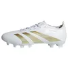 Image de adidas Predator League MG Chaussures de football unisexes, Blanc/doré, 40 EU