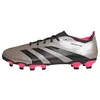 Image de adidas Unisex Chaussure Predator League Multi-surfaces, Platinum Metallic/Aurora Black/Turbo, 41 1/3