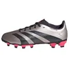 Image de adidas Kids' Chaussure Predator League Multi-surfaces Enfants, Platinum Metallic/Aurora Black/Turbo, 38