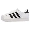 Image de Baskets Blanc/Noir Junior Adidas Superstar II