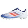 Image de adidas Mixte F50 CLUB Football boots Flexible Ground, Cloud White/Solar Red/Lucid Blue, 46 2/3 EU