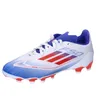 Image de adidas Mixte F50 LEAGUE Football boots Multi Ground, Cloud white/solar red/lucid blue, 47 1/3 EU