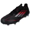 Image de adidas F50 Elite FG Chaussures de football à crampons pour homme, Fer noir métallique rouge Ie1202, 44 EU