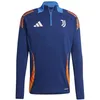 Image de adidas - Juve TR Top - Sweat d'entraînement Joueur - Bleu Marine - Taille L