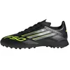 Image de adidas Mixte enfant F50 LEAGUE Turf Football Boots Kids, Core Black/Iron Metallic/Lucid Lemon, 31 1/2 EU