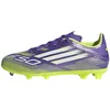 Image de adidas Mixte enfant F50 LEAGUE Firm Ground/Multi Ground Football Boots Kids, Purple Rush/Cloud White/Lucid Lemon, 36 2/3 EU