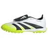 Image de adidas Mixte PREDATOR LEAGUE Fold-Over Tongue Turf Football Boots, Cloud White/Core Black/Lucid Lemon, 39 1/3 EU