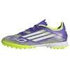 Image de adidas Mixte F50 LEAGUE Turf Football Boots, Purple Rush/Cloud White/Lucid Lemon, 39 1/3 EU