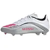 Image de adidas Mixte enfant F50 MESSI LEAGUE Firm Ground/Multi Ground Football Boots Kids, Cloud White/Lucid Red/Silver Metallic, 37 1/3 EU